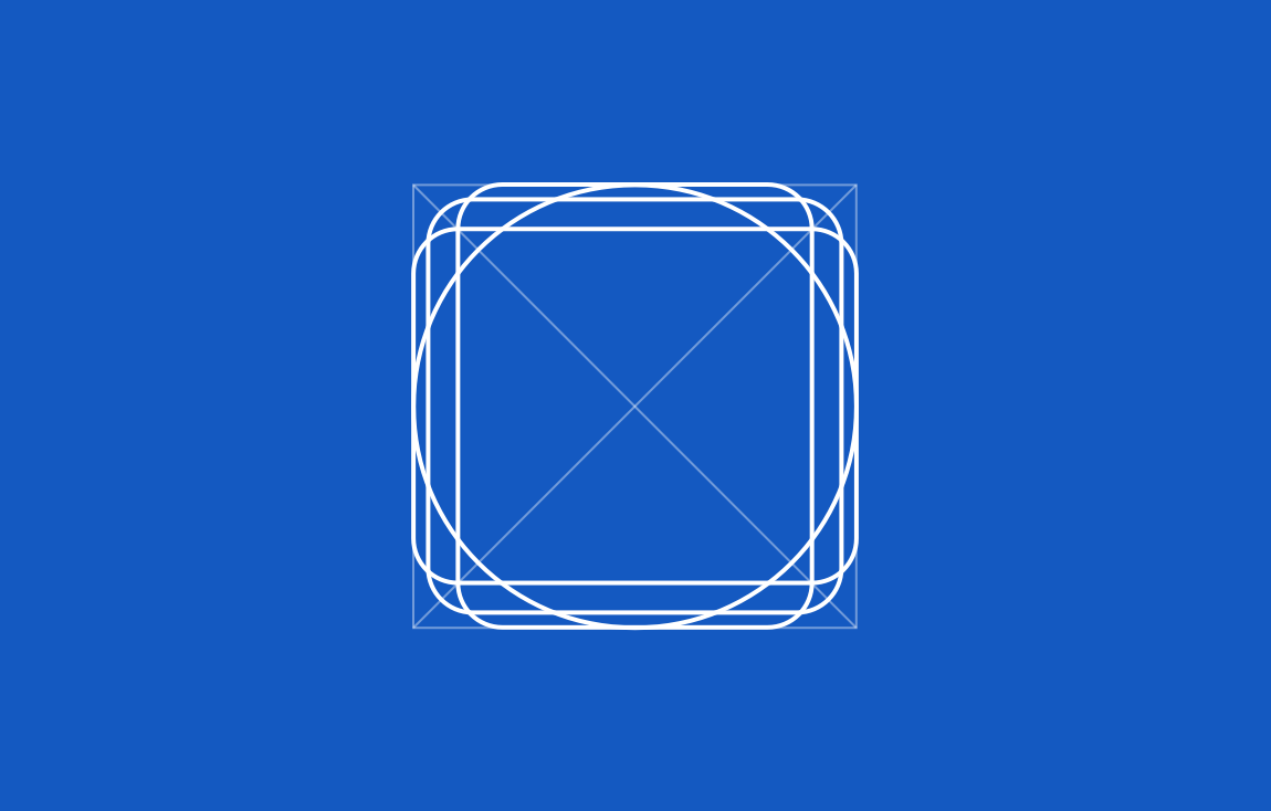 Four keyline shapes—circle, square, vertical rectangle, and horizontal rectangle